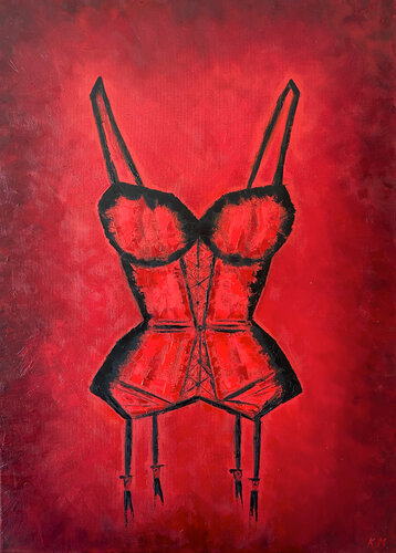 Elegant dominant von Kristina Mallen, Malerei kaufen auf Singulart