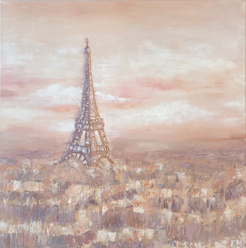 Dawn in Paris di Kristina Mallen, Pittura in vendita su Singulart