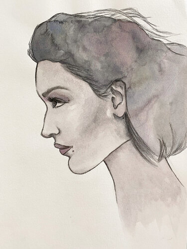 Woman by Kristina Mallen, Work on Paper for Sale on Singulart