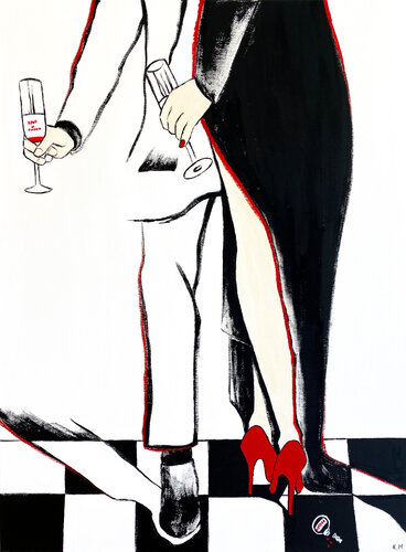 SPELL or POISON par Kristina Mallen, Peinture en vente sur Singulart