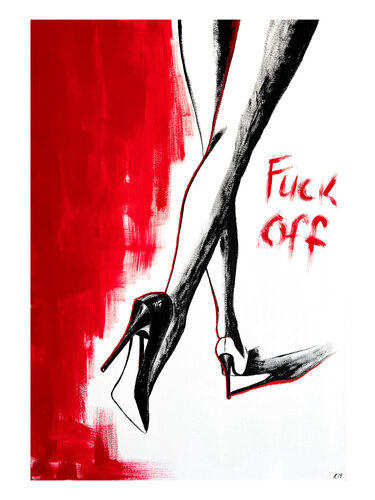 PRETTY PAINTING (Giclée Print) van Kristina Mallen, Afdruk te koop op Singulart