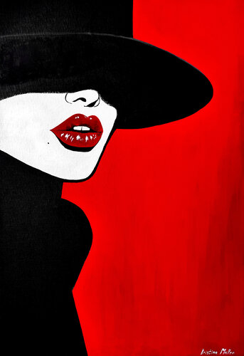 Encore un Demi Mot von Kristina Mallen, Malerei kaufen auf Singulart