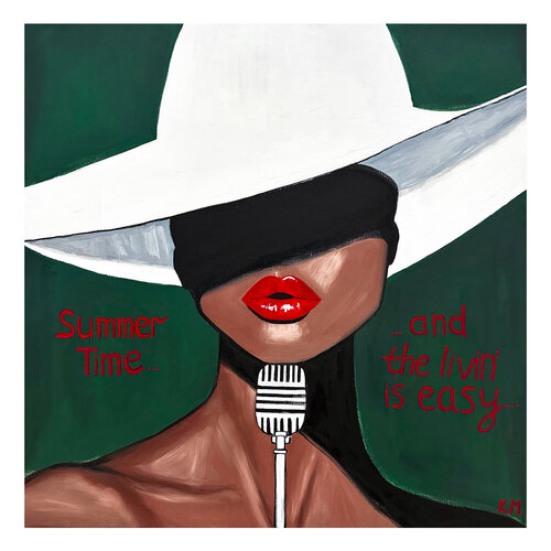 “Summertime… and the livin’ is easy” (Giclée Print) di Kristina Mallen, Stampa in vendita su Singulart