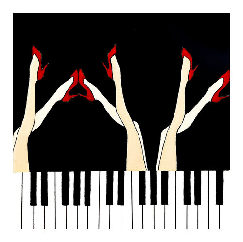 Divas de jazz (Giclée Print) by Kristina Mallen, Print for Sale on Singulart