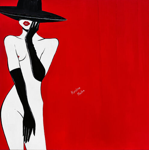 Lady Modesty von Kristina Mallen, Malerei kaufen auf Singulart