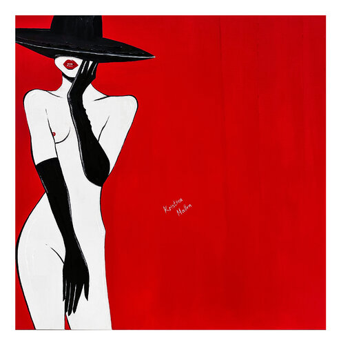 Lady Modesty (Giclée Print) di Kristina Mallen, Stampa in vendita su Singulart