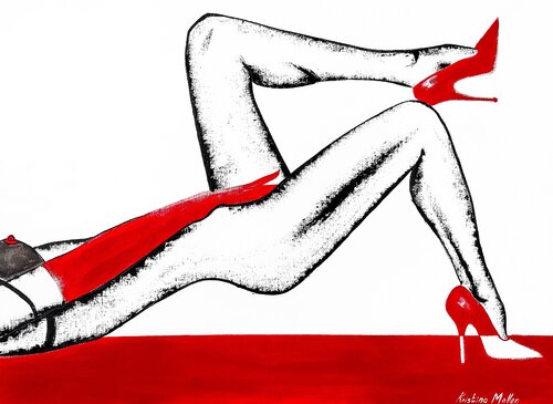 Selfish Love di Kristina Mallen, Pittura in vendita su Singulart