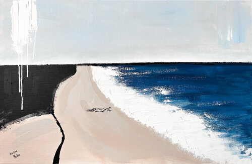 Hidden Ocean Bay di Kristina Mallen, Pittura in vendita su Singulart