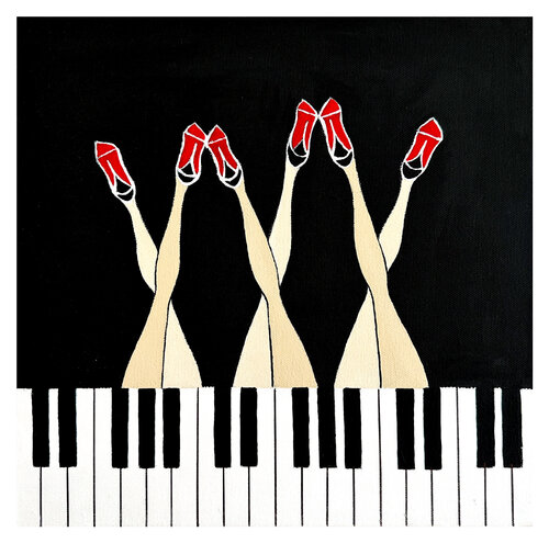 Divas de Jazz #3 (Giclée print) van Kristina Mallen, Afdruk te koop op Singulart