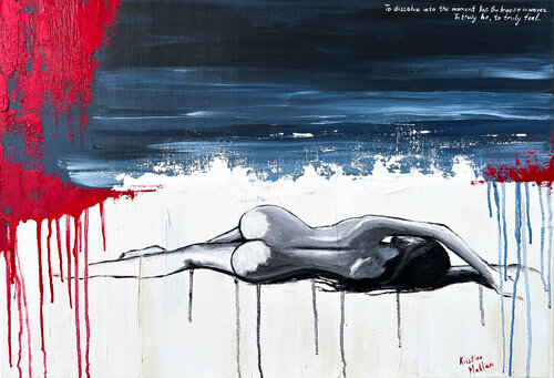 Dissolve into the Breeze par Kristina Mallen, Peinture en vente sur Singulart