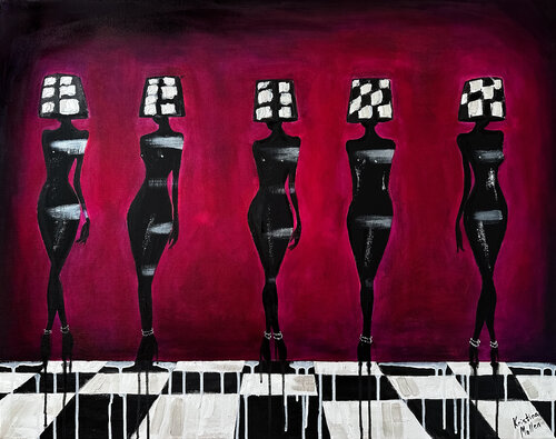 Velvet Muses de Lumière (Giclée Print) par Kristina Mallen, Édition en vente sur Singulart