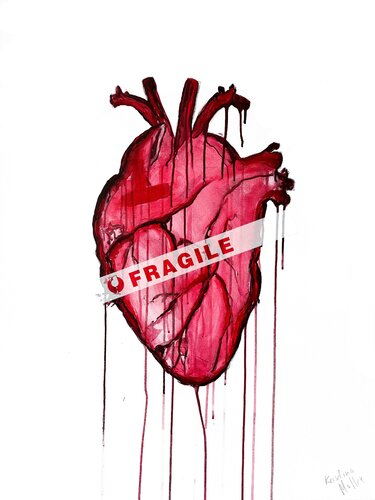 Fragile par Kristina Mallen, Peinture en vente sur Singulart