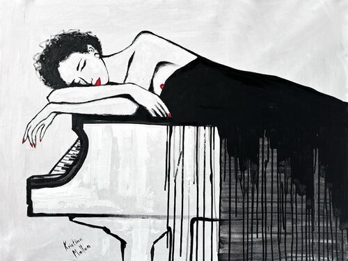 Sleeping Sonata de Kristina Mallen, Pintura a la venta en Singulart