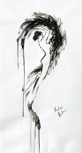 Burlesque Diva von Kristina Mallen, Malerei kaufen auf Singulart