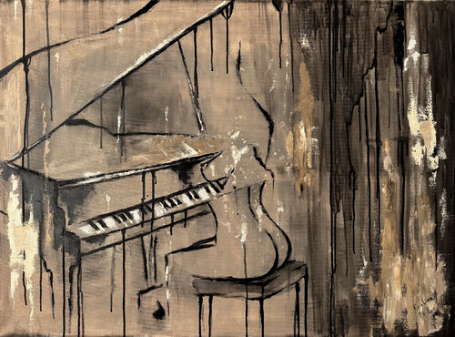 After the Last Note di Kristina Mallen, Pittura in vendita su Singulart