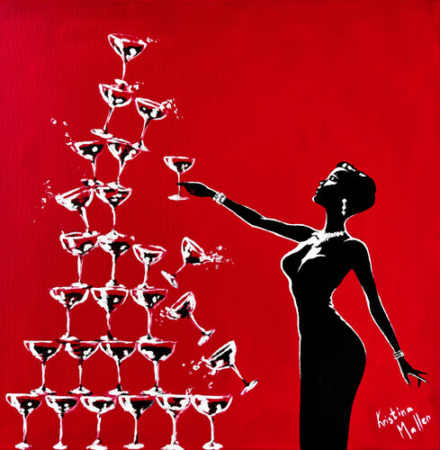 Because I Wanted Exactly That Glass (Giclée Print) von Kristina Mallen, Druck kaufen auf Singulart