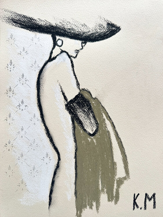 The Lady in the Wide Brim Hat Kristina Mallen