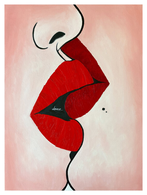 L’AMOUR (Giclée Print) Kristina Mallen