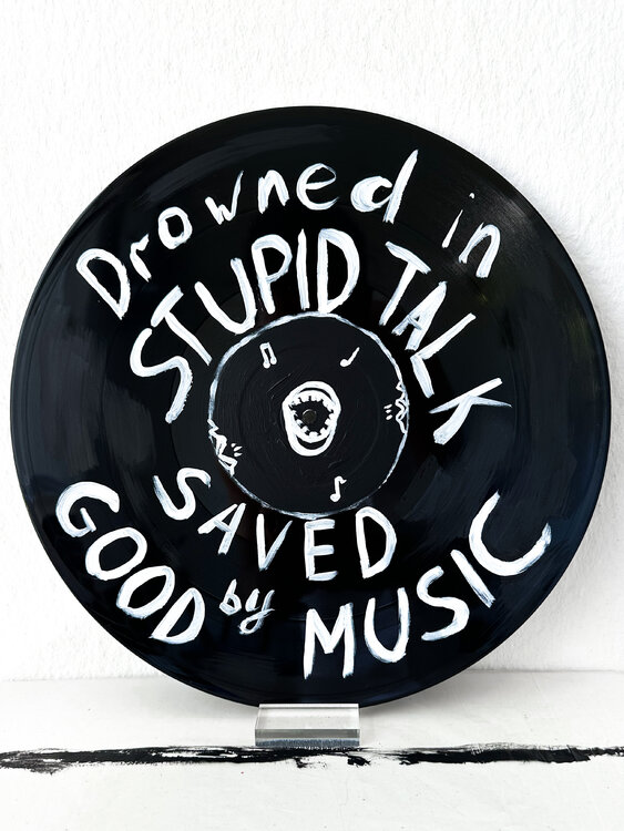 Drowned in Stupid Talk, Saved by Good Music (Vinyl) Kristina Mallen