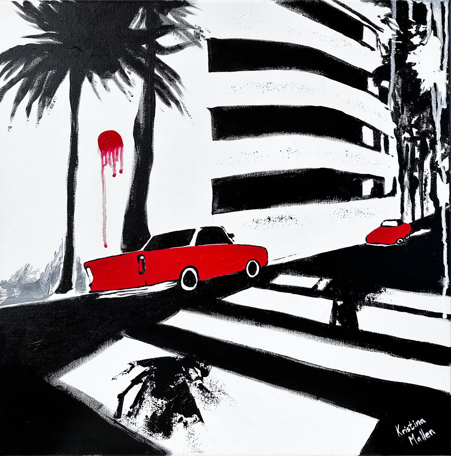 Melting Sun on Sunset Boulevard Kristina Mallen