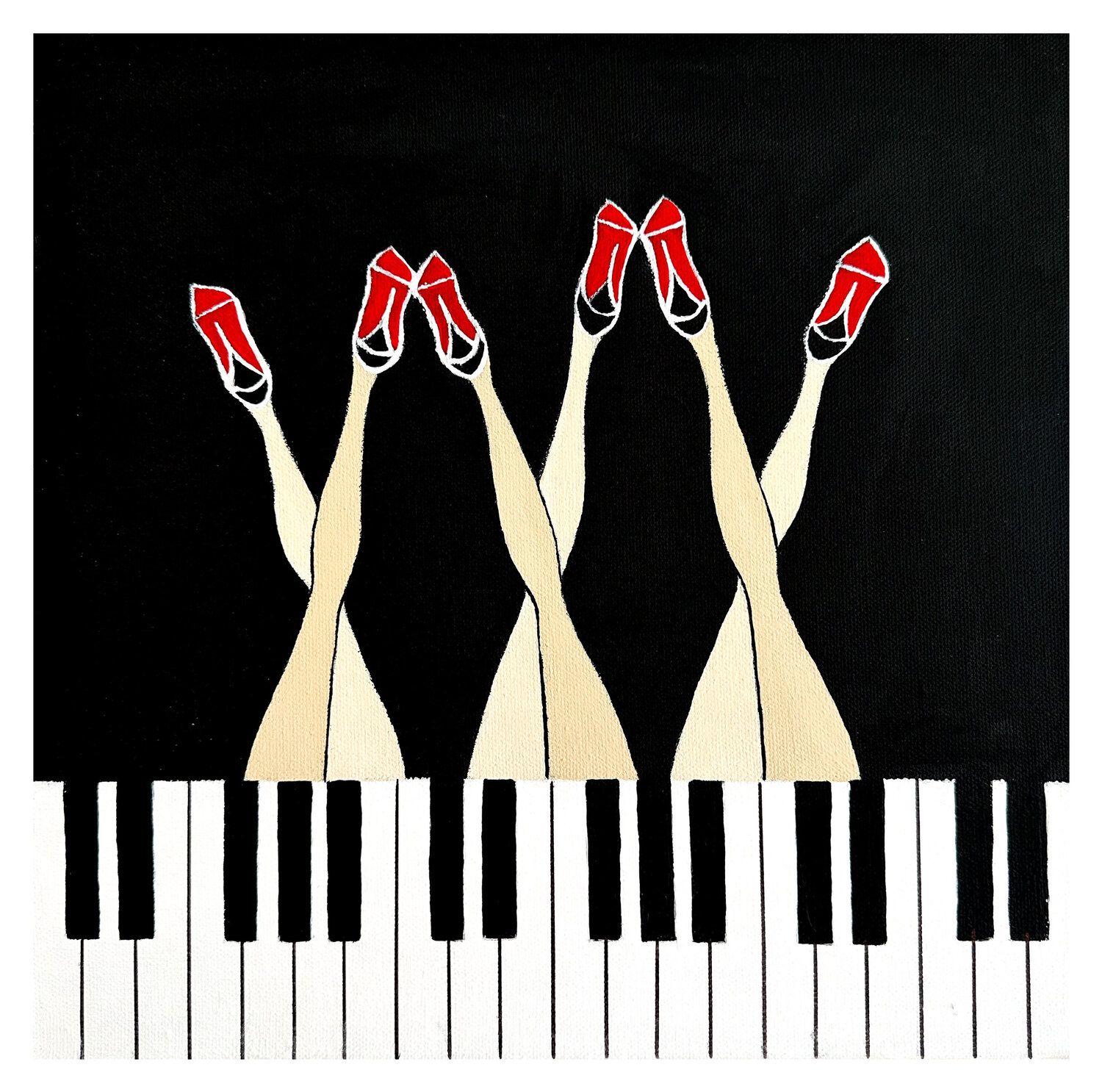 Divas de Jazz #3 (Giclée print) Kristina Mallen Druck zu verkaufen