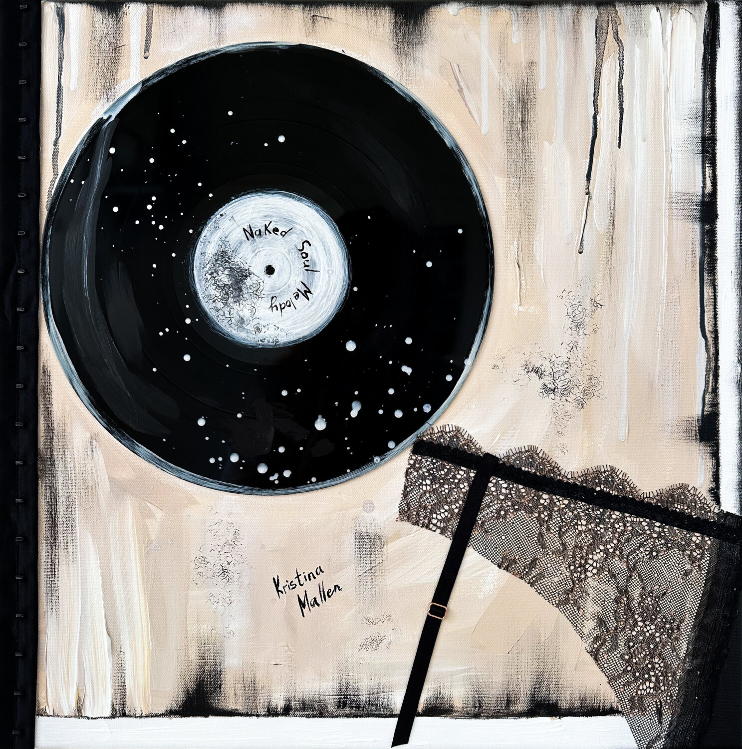 Naked Soul Melody Kristina Mallen Originalgemälde zu verkaufen