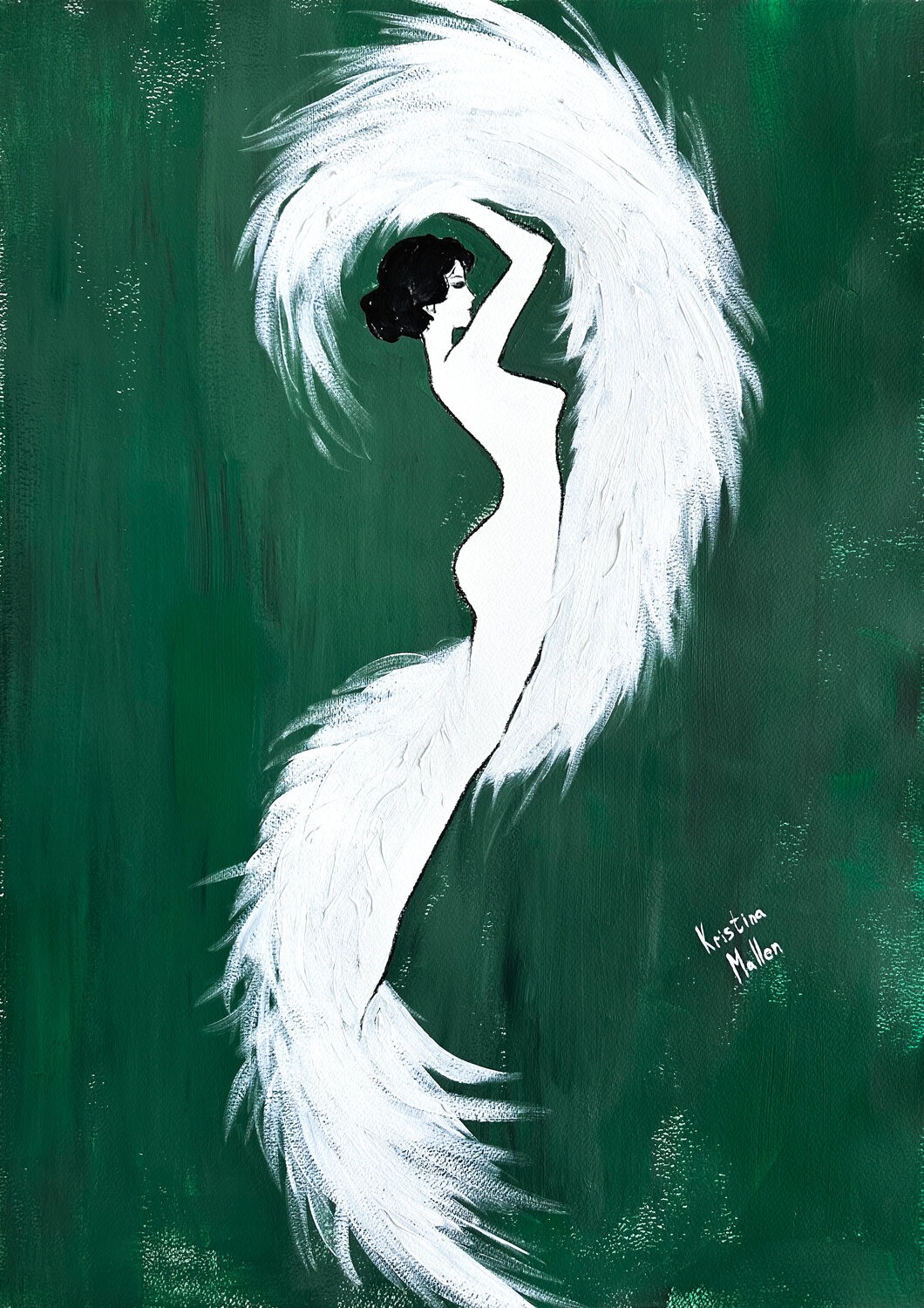 Burlesque Muse (Giclée Print) Kristina Mallen