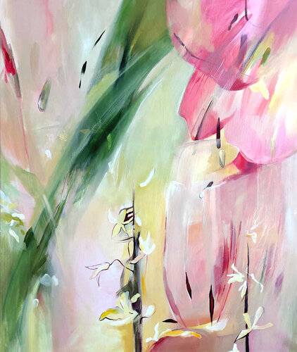 Jeder Frühling ist dein erster ! by Karina Fulara, Painting for Sale on Singulart