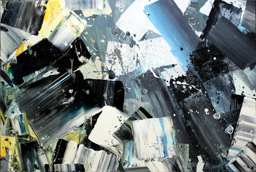 Studio con Giallo van Michele De AGOSTINI, Schilderij te koop op Singulart