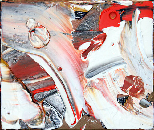 Velatura: Cuore Bianco di Michele De AGOSTINI, Pittura in vendita su Singulart
