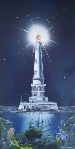 Le phare de Cordouan by Svitlana Gryshko Loguinoff, Painting for Sale on Singulart