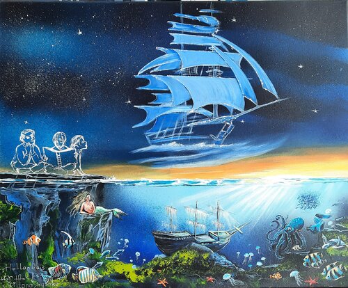 Le Hollandais volant by Svitlana Gryshko Loguinoff, Painting for Sale on Singulart