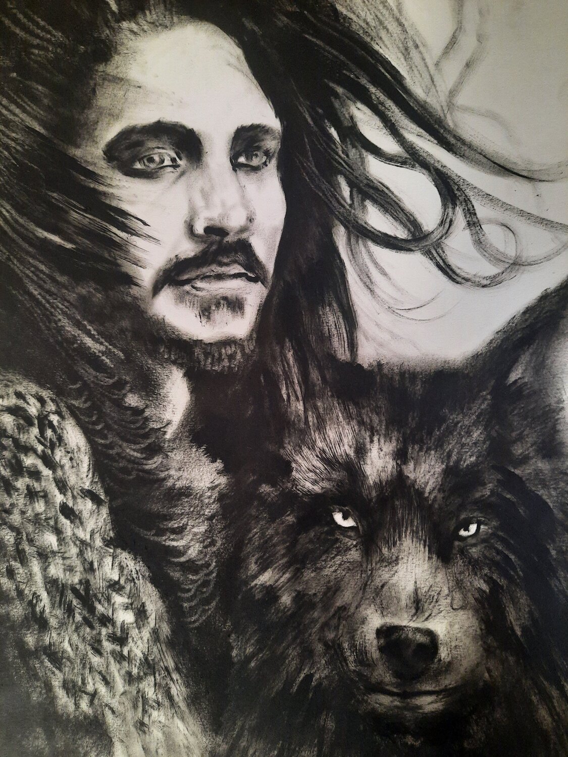 L'homme-loup Svitlana Gryshko Loguinoff Originalgemälde zu verkaufen