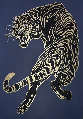 The Golden Fury de Larisa Robins, Pintura a la venta en Singulart