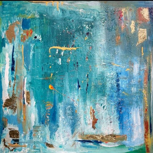 Calm Blue di Anisa Zafar, Altri media in vendita su Singulart
