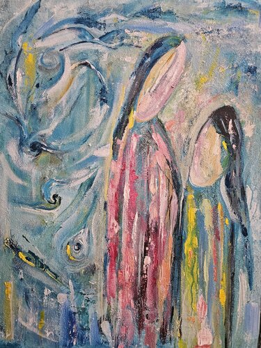 I am always with you- Love stays alive de Anisa Zafar, Pintura a la venta en Singulart