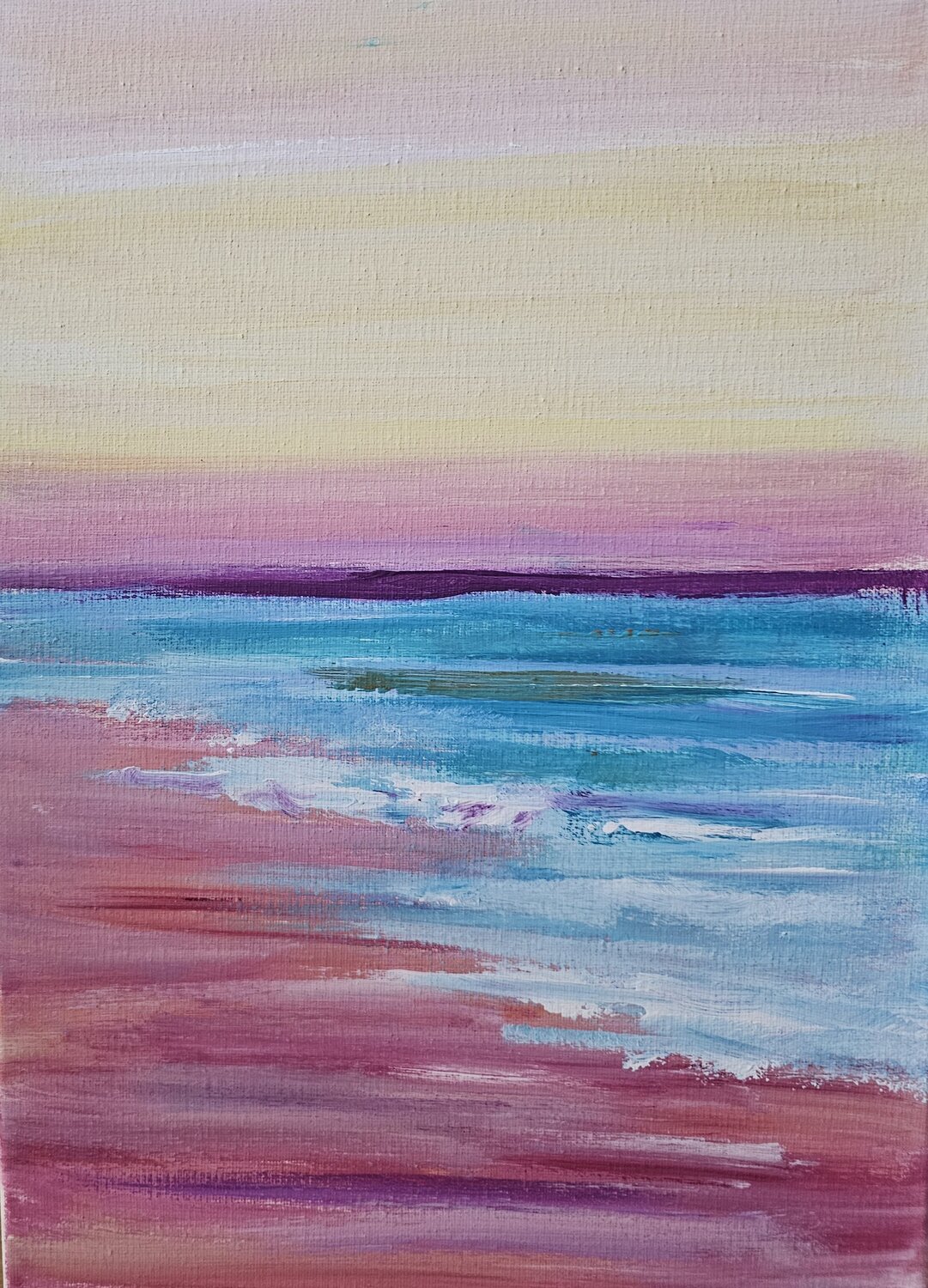 Petals in the wind- Beautiful Italy Anisa Zafar Originalgemälde zu verkaufen