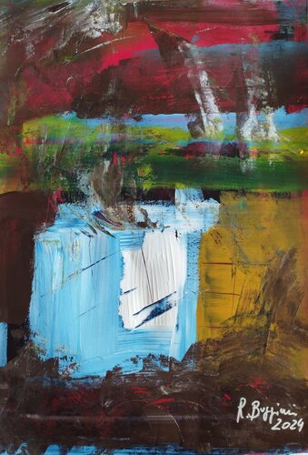 Astrazione nr. 2 par Renzo Buggiani, Peinture en vente sur Singulart