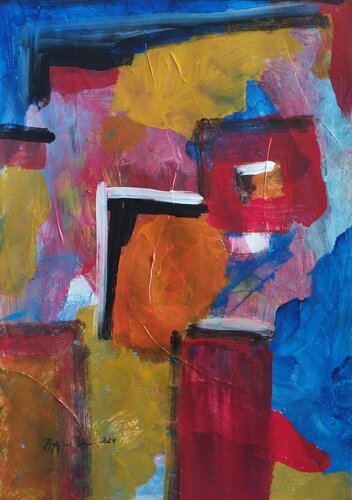 Astrazione nr. 03 di Renzo Buggiani, Pittura in vendita su Singulart
