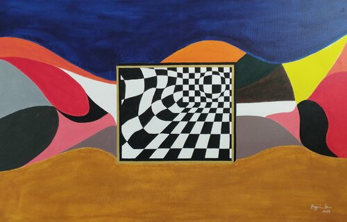 Equilibri di Renzo Buggiani, Pittura in vendita su Singulart