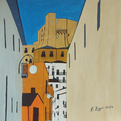 Castello Caracciolo di Renzo Buggiani, Pittura in vendita su Singulart