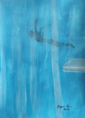Dive in to the World by Renzo Buggiani, 종이 for Sale on Singulart