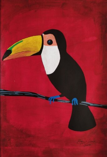 Il Tucano van Renzo Buggiani, Schilderij te koop op Singulart