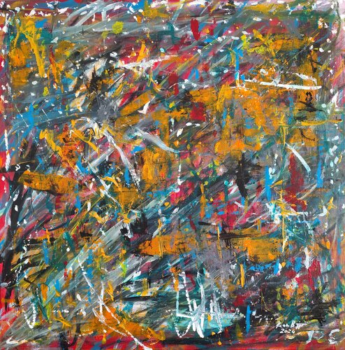 Abstraction Number 5, 2024 - A State of Mind di Renzo Buggiani, Pittura in vendita su Singulart