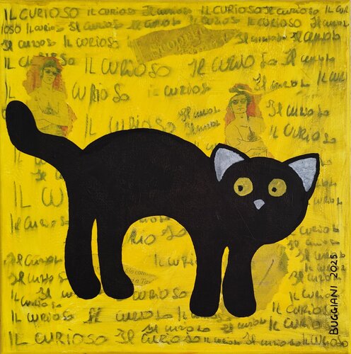 Il Curioso di Renzo Buggiani, Pittura in vendita su Singulart