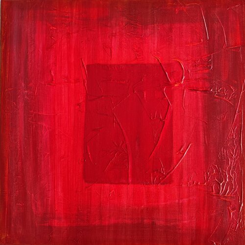 Red Echos by Renzo Buggiani, 회화 for Sale on Singulart