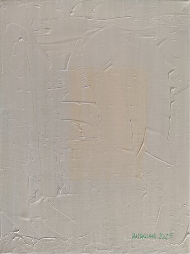 Beige Composition (2025) de Renzo Buggiani, Pintura a la venta en Singulart
