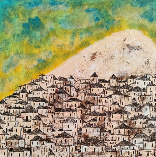 Sotto la Collina di Renzo Buggiani, Pittura in vendita su Singulart