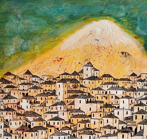 Under the White Hill di Renzo Buggiani, Pittura in vendita su Singulart