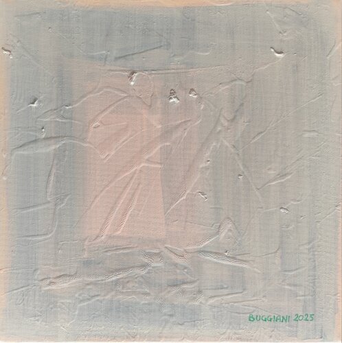Untitled (Beige Field), 2025 di Renzo Buggiani, Pittura in vendita su Singulart